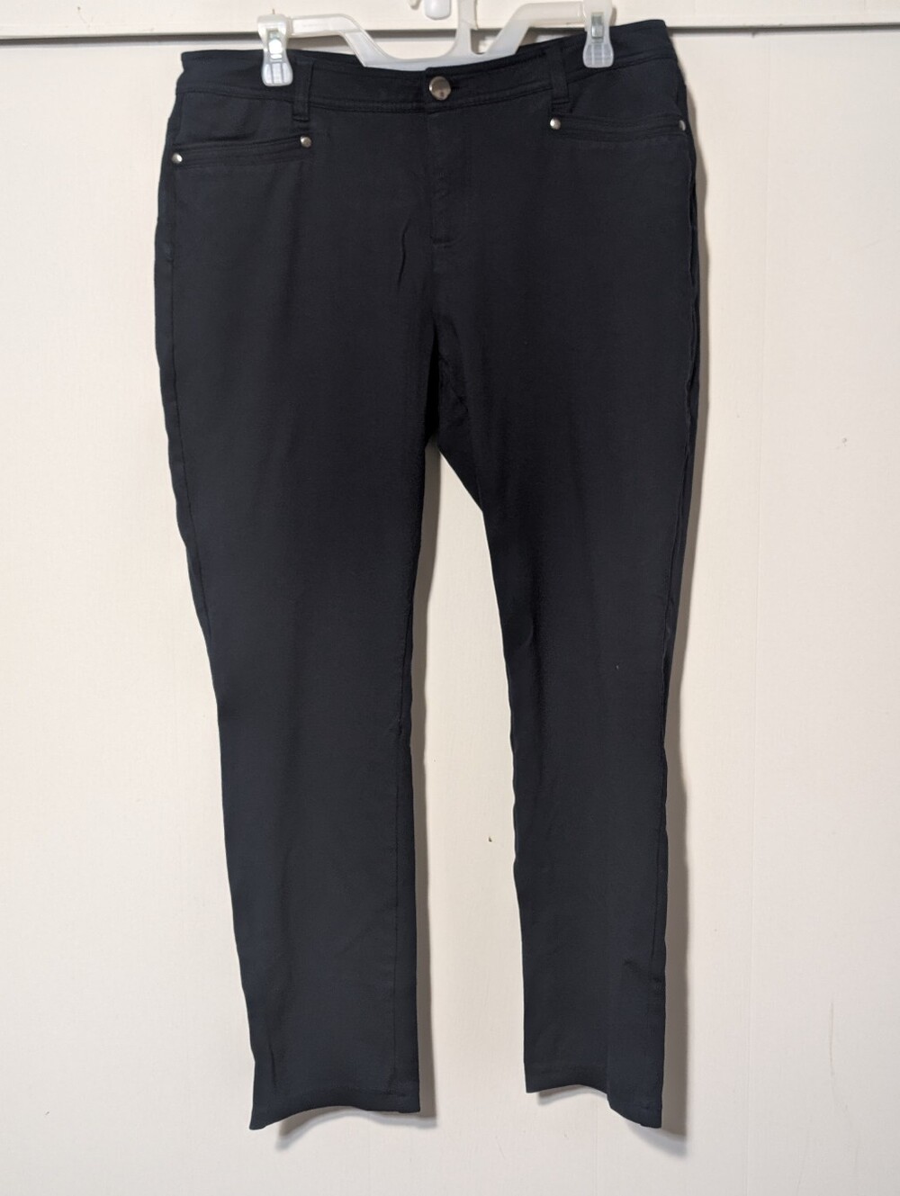 Women's Christopher & Banks Signature Slimming Navy Blue Pants Size 12